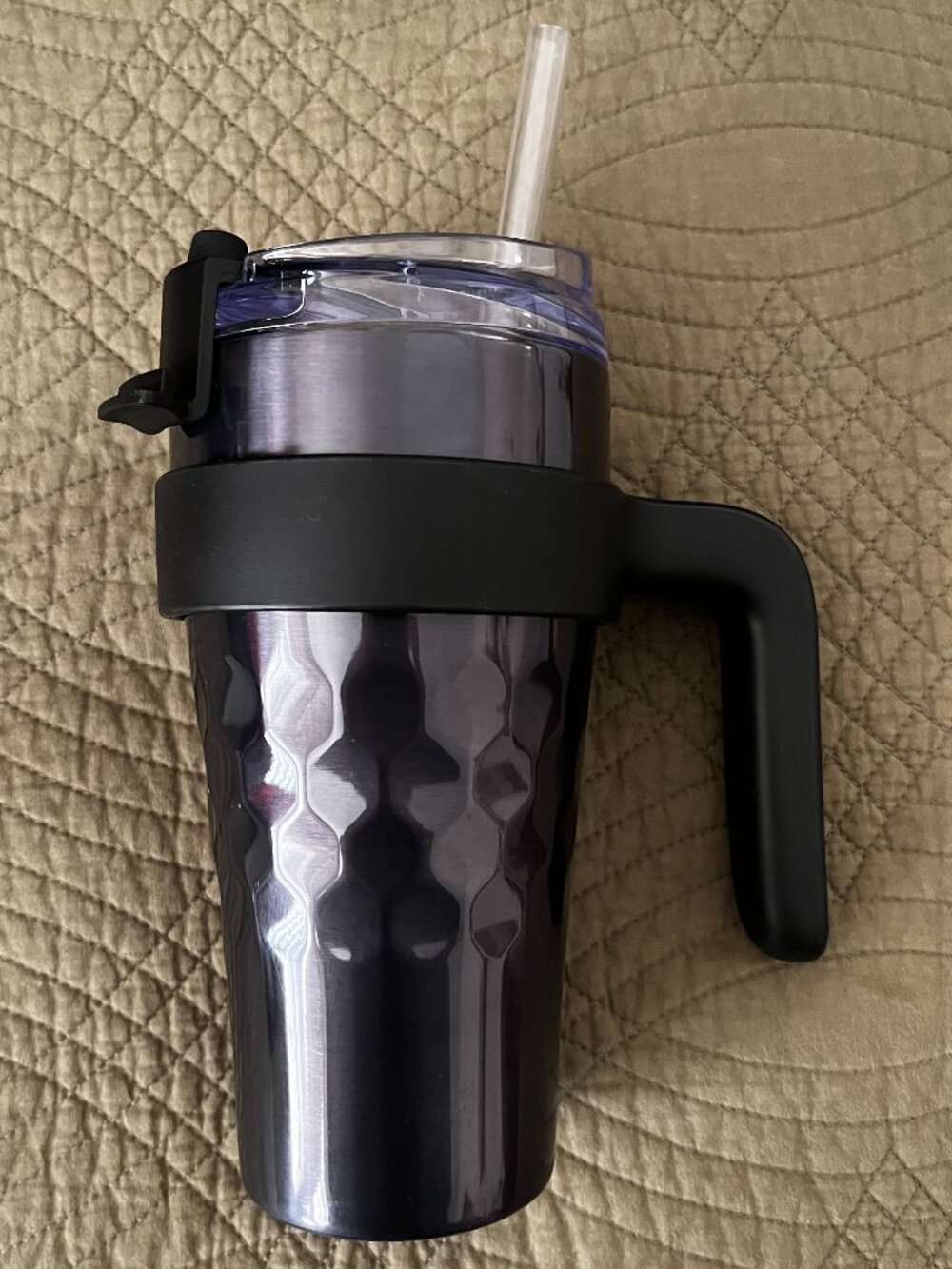 LIKE NEW} Primula Black Insulated Stainless Steel Tumbler /With Accessories